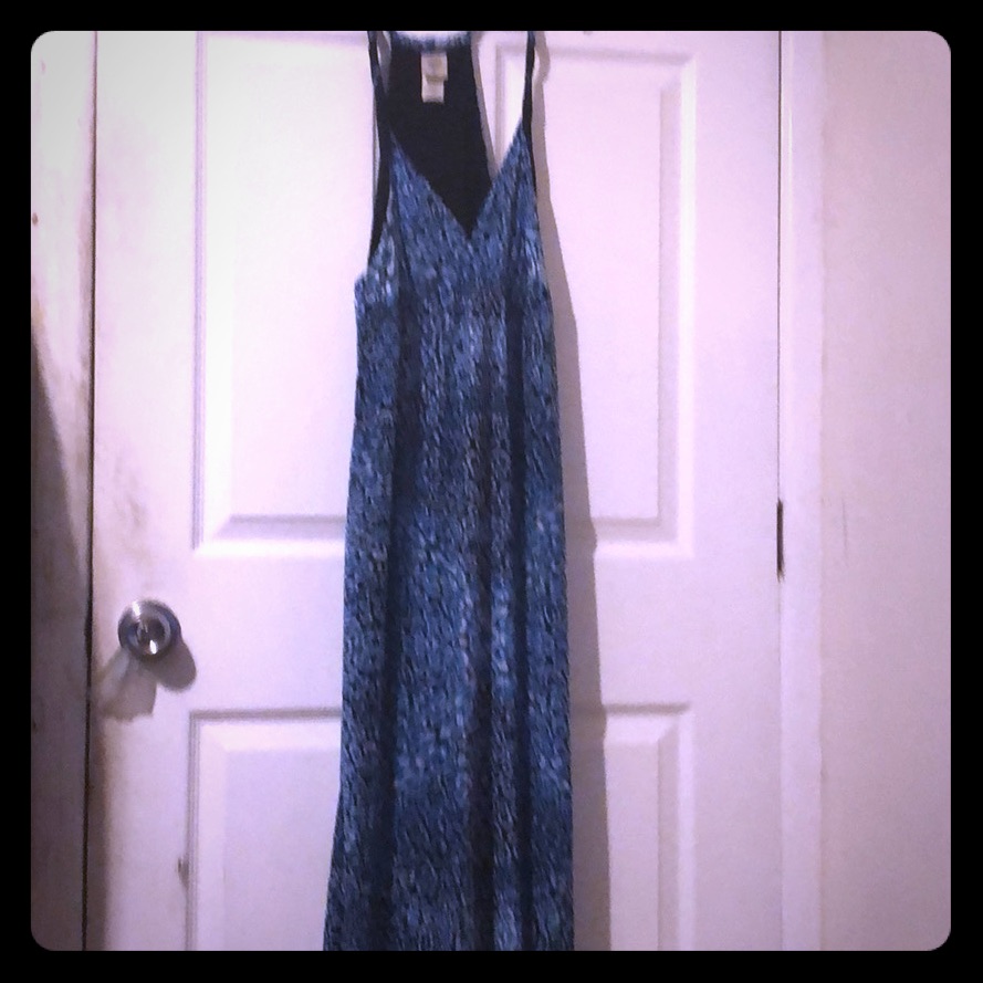 Blue Pattern Maxi